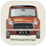 Innocenti Mini Cooper 1300 1973-75 Coaster 1